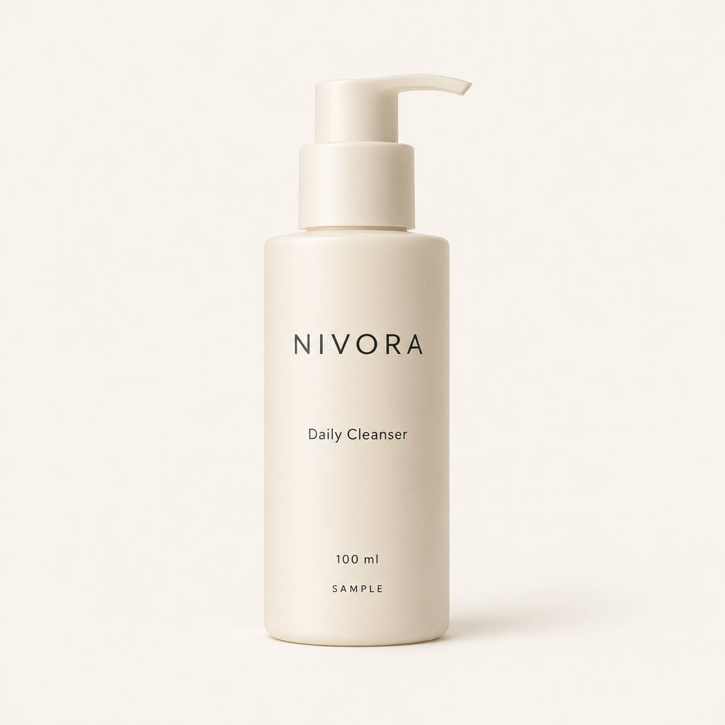 Nivora sample cleanser