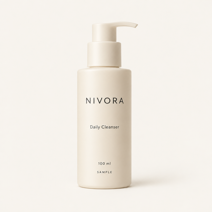 Nivora sample cleanser